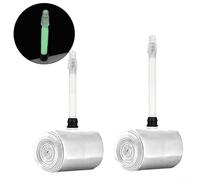 Ultralight Bike Inner Tube for Mountain Bike 29x1.75-1.95 Inches 40C-50C Width with Fluorescent Nozzle 45MM/65MM Valve 2 Pack White(for 40-50C 65mm)