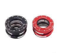 Ultralight CNC Bicycle Headset with 44mm Sealed Bearings for DAHON Folding Bikes (Red)