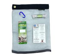 Ultralight Critter Protection Kit- Rodent Proof Stainless Steel Bag for Backpacking - Bear Bag Food Storage for Camping with Coghlans Odor Proof & Waterproof Liner, Survival Utility Rope & Carabiner