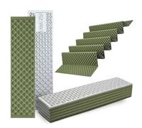 Ultralight Foam Sleeping Pad, Waterproof Closed Cell Foam Pad for Superior Insulation, Folding Sleeping Mat for Compact Storage, Foldable Portable for Hiking and Camping (Dark Green)