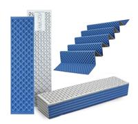 Ultralight Foam Sleeping Pad, Waterproof Closed Cell Foam Pad for Superior Insulation, Folding Sleeping Mat for Compact Storage, Foldable Portable for Hiking and Camping (Dark Blue)