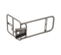 Ultralight front rack compatible with For brompton folding bikes, offering, rust resistant construction and compact form factor (large size)