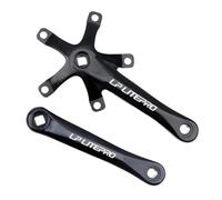 Ultralight Hollow Crankset 170mm, 130BCD 50-58T CNC Aluminum Chainring for 9/10/11 Speed Road Folding Ebikes, Square Hole