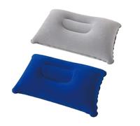 Ultralight Inflatable Pillows for Travel Camping: 2PCS Soft Blow up Pillows - Water-Resistant & Adjustable Neck Support for Airplane, Car, Beach, Hiking, Office - Portable Compact Pillow (34×22cm)