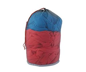 Ultralight Mesh Stuff Sack, Nylon Drawstring Bag, Multiple Sizes, for Travel, Camping, Kayak, Fishing, Hiking (Black, XXL)
