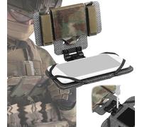 Ultralight On-Slip Foldable Navigation Board, Tactical Quick Release Phone Holder, Chest Mount, Wide Angle Adjustment, For MOLLE-Compatible Tactical Vest(CP)