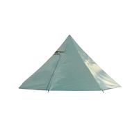 Ultralight Outdoor Camping Teepee Waterproof Silnylon Tent Large Rodless Backpacking Hiking 3-4 Person(Green)