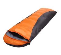 Ultralight Sleeping Bag For Adult Winter Camping Warm Sleeping Bag Waterproof For Camping Hiking Travel Outdoor Adventure for Outdoors Camping(Orange 1300g)