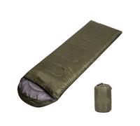 Ultralight Sleeping Bags For Adult Kids 1KG Portable 3 Season Hiking Camping Backpacking Sleeping Bag With Sack(Dark green)