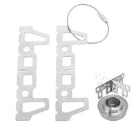 Ultralight Stainless Steel Camping Stove Cross Rack Bracket, Portable Pot Stand for Alcohol Stoves, Stable Cookware Holder for Backpacking Hiking Outdoor Adventures