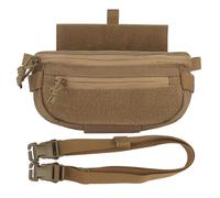 Ultralight Tactical Admin Pouch Dump Drop Pouch Utility Bag Medical Kit With Hook And Loop For JPC CPC LBT Tactical Vest(Brown)