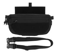 Ultralight Tactical Admin Pouch Dump Drop Pouch Utility Bag Medical Kit With Hook And Loop For JPC CPC LBT Tactical Vest(Black)