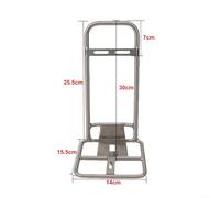 Ultralight Titanium-Alloy Bicycle Front Rack for Brompton Folding Bike, CNC Machined TC4 GR5 Material with 315g Lightweight Design(large size)