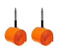 Ultralight TPU Mountain Bike Inner Tube 26 Inch 27.5x1.9/2.0/2.1/2.2/2.3/2.4/2.5 Bicycle Tube Replacement 88g Aluminum Alloy Valve For MTB Cycling Puncture(2 * 26x1.9-2.5)