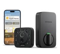 ULTRALOQ Bolt Fingerprint WiFi Smart Lock, Works with Apple Home, Siri, Alexa, Keyless Entry with Fingerprint ID, App Remote Control, Keypad Deadbolt, BHMA Cert., Easy Install, 10 Mo. Battery, Black