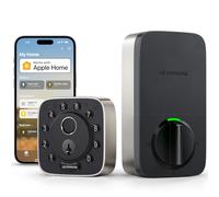 ULTRALOQ - Fingerprint Smart Lock, Works with Apple HomeKit, Built-in WiFi Entry Door Lock, Voice Control with Siri, Alexa, Google, Smart WiFi Deadbolt,
