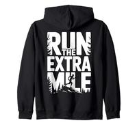 Ultramarathon Runner 100 Mile Race Ultra Marathon Zip Hoodie
