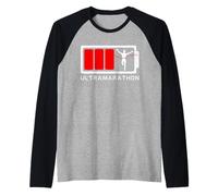 Ultramarathon Runner, Endurance Visualization Finish-Line Raglan Baseball Tee