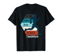 Ultramarathon Ultra Distance Going for Run Be Back Tomorrow Value Graphic T-Shirt, Men, Black, L