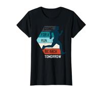 Ultramarathon Ultra Distance Going for Run Be Back Tomorrow Value Graphic T-Shirt, Women, Black, M