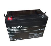Ultramax 100Ah 12V Deep Cycle AGM Battery for Leisure, Solar, Wind and Off-grid 12 volt