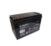 ULTRAMAX 100Ah 12V Deep Cycle AGM Battery for Leisure, Solar, Wind and Off-grid 12 volt