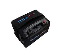 Ultramax 12V 16Ah 27 Hole LITHIUM LIPO Golf Trolley Battery & T-Bar Connector For Powakaddy