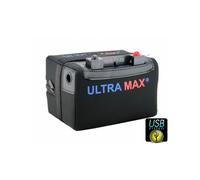 UltraMax 12V 22Ah Lithium Golf Trolley Battery (SLAUMXLI22-12USB-B) Fits Powakaddy/Hill Billy/Motocaddy - 36 Hole Capacity, 2.9kg