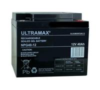 Ultramax 12V 40A (38Ah 42Ah 44Ah) Agm/gel Solar, Leisure & Mobility Application Battery