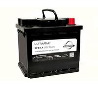 Ultramax 12V 50Ah 540A AGM PLUS EFB Start Stop Car Battery YBX7012 YBX9012 Yuasa