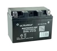 ULTRAMAX ETZ12S Classic AGM Motorcycle Battery (REPLACES YT12A-BS / YTZ12S)