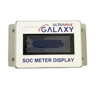 Ultramax Galaxy 30A Smart SOC (State of Charge) Meter (Up to 4 batteries at a time) - Battery Charge Indicator for 12V/24V Systems with Bluetooth (LCD SOC Monitor)