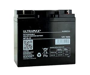 Ultramax Lawnmower Battery 12V 18Ah - (Replaces F19-12B)