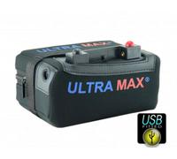 Ultramax Li18-12Usb, 18 To 27 Hole Lithium Universal Golf Trolley Battery 12V 18Ah With Usb Por