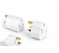 Ultramax Mains Plug And Socket 2 In 1 Smart Plug 13 Amp 3 Pin Plugs And Extension Lead Adapter