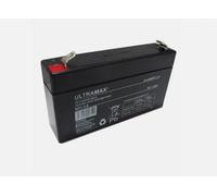 Ultramax Np1.3-6, 6V 1.3Ah 20Hr Sealed Lead Acid Rechargeable Battery