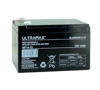 Ulltramax UltraMax NP14-12 12V 14AH 20HR (as 12AH & 15AH) Sealed Lead Acid Recha