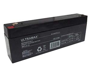 Ultramax NP2.3-12, 12v 2.3Ah 2.1Ah Sealed Lead Acid - AGM - VRLA Rechargeable Battery