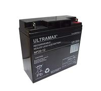 Ultramax NP20-12, 12v 20Ah 20HR (as 17Ah, 18Ah, 19Ah & 22Ah) Mobility Scooter, Jump Starter Battery