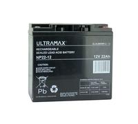 ULTRAMAX NP22-12, 12V 22AH 20HR (AS 17AH, 18AH & 20AH) HIGH CAPACITY DEEP CYCLE SEALED LEAD ACID BATTERY