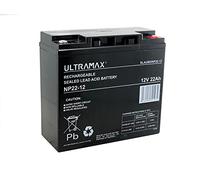 Ultramax NP22-12 12v 22Ah for Golf Trolley Replaces NPC17-12, TEV12180 YPC22-12