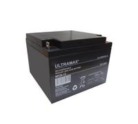 Ultramax Np26-12, 12V 26Ah Sealed Lead Acid - Agm - Vrla Battery