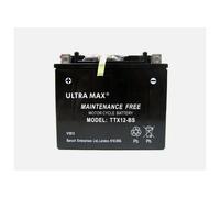 Ultramax TTX12-BS (Replaces Yuasa YTX12-BS), 12v 10Ah Motorcycle