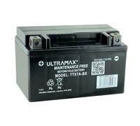 Ultramax Ttx7A-Bs (Replaces Yuasa Ytx7A-Bs), 12V 6Ah Motorcycle Batteries