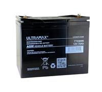 Ultramax TTX9096, 12v 70Ah AGM Leisure Battery for Caravan, Campervan, Motorhome & Boats
