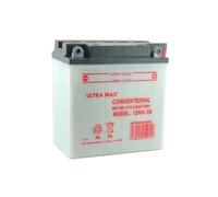 Ultramax Ultra Max 12N9-3B, 12V 9Ah 90 Cca Motorcycle Battery