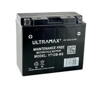 Ultramax YT12B-BS 12v 10Ah AGM VRLA Motorcycle Battery