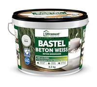 Ultrament, ready-mixed concrete, creative concrete, casting material, super fast drying time, light grey, 3.5 kg