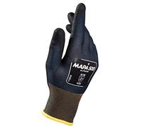 Ultrane 500 - Nitrile Oilproof Gloves, Mechanical Protection, Precision Work, Automotive/Mechanical Black, Size 7 Small (1 Pair) Washable Protective Gloves