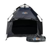 Ultrapopp Extra Large & Big Sensory Tent for Kids, Instant Easy Setup & Pack Blackout Calming Tents for Autistic Children, Autism ADHD SPD OCD, 1-4 Person (Black, 47x47x47 in).